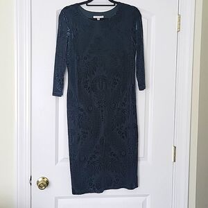 Green velvet dress modest